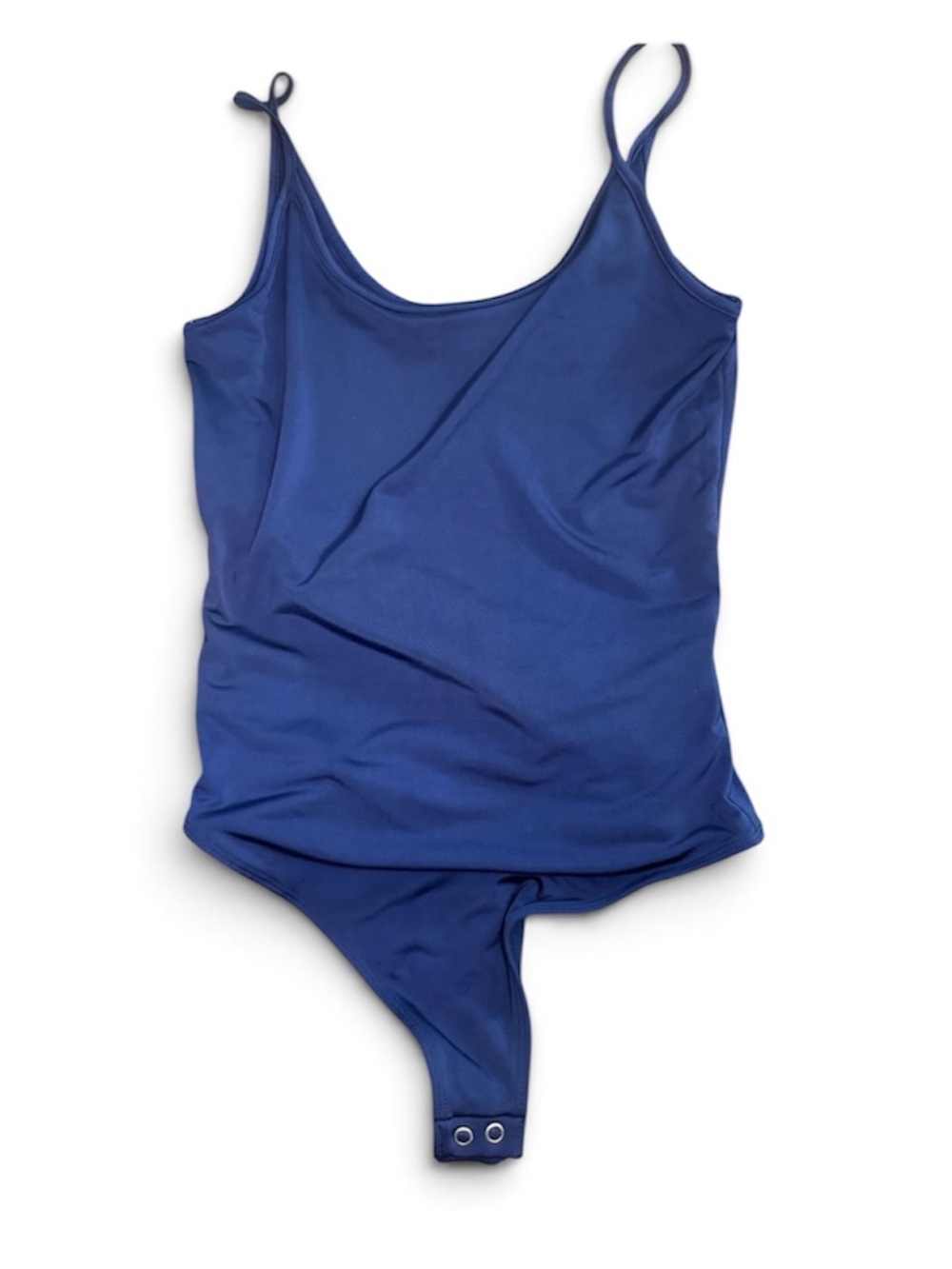 Express Body Contour Royal Blue Cami Bodysuit XS Like New